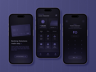 Concept - Banking App 💸 app design app ui banking cards casestudy finance mobile money payments product design trending uiux