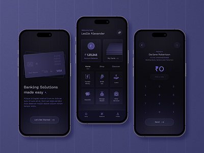 Finance management app | Mobile banking agency app design brand branding creolestudios design ecommerce graphic deaign illustration logo minimal mobile app typography ui uiux user interface ux vector web website