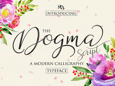 dogma calligraphy font