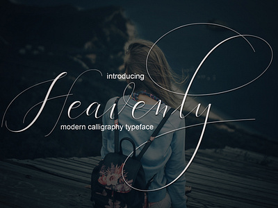 heavenly calligarphy font