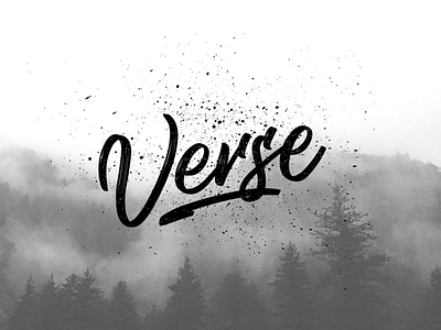 Verse handlettering