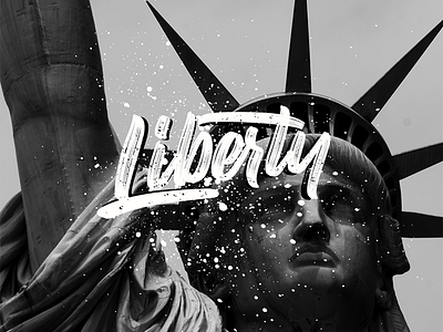 Liberty custom type design designer ipad pro lettering letters liberty logo logotype procreate type