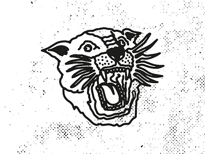 Tiger illustration apparel art black bw design designer flash illustration logo logo design tiger