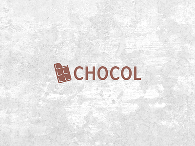 Chocol self commissioned logo brand branding brown chocolate clean graphic logo logodesign logodesigner minimal