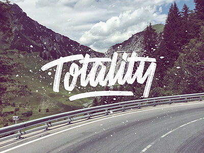 totality.... hand lettering!!