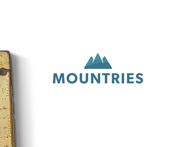 Mountries Logo brand branding design food gastronomy handlettering logo logodesigner logotype type