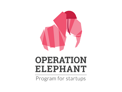 Operation elephant branding identity logo
