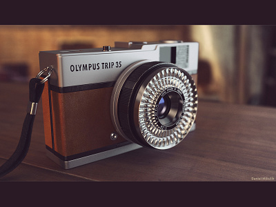 Camera "Olympus Trip" 3d model