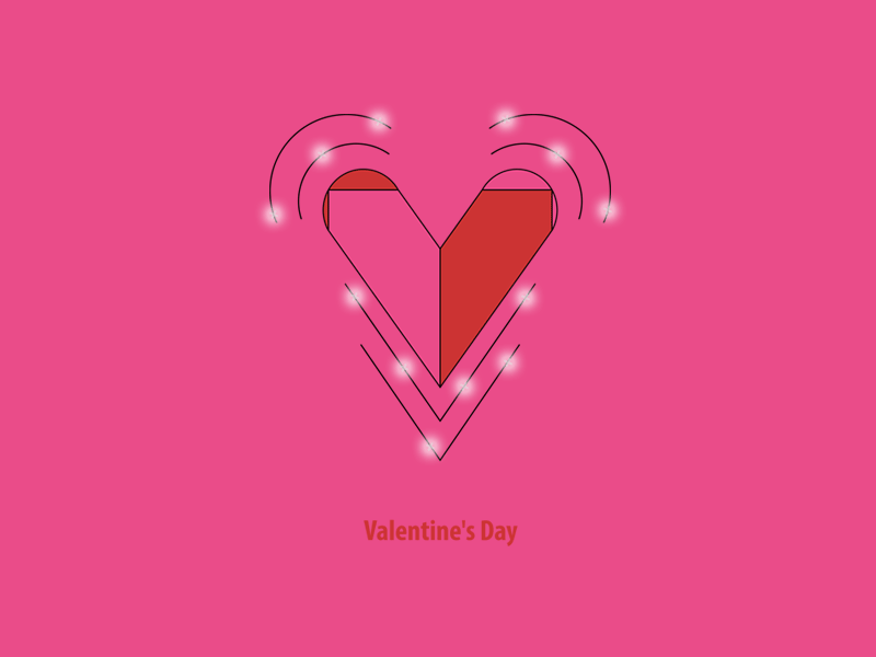 Valentine's Day february 14 illustration valentines day special