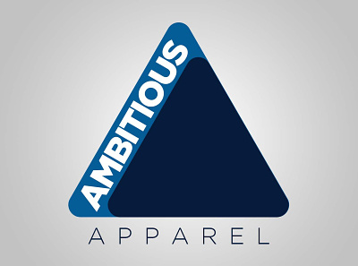 Ambitious Apparel Clothing Brand Logo blue brand branding clothing logo