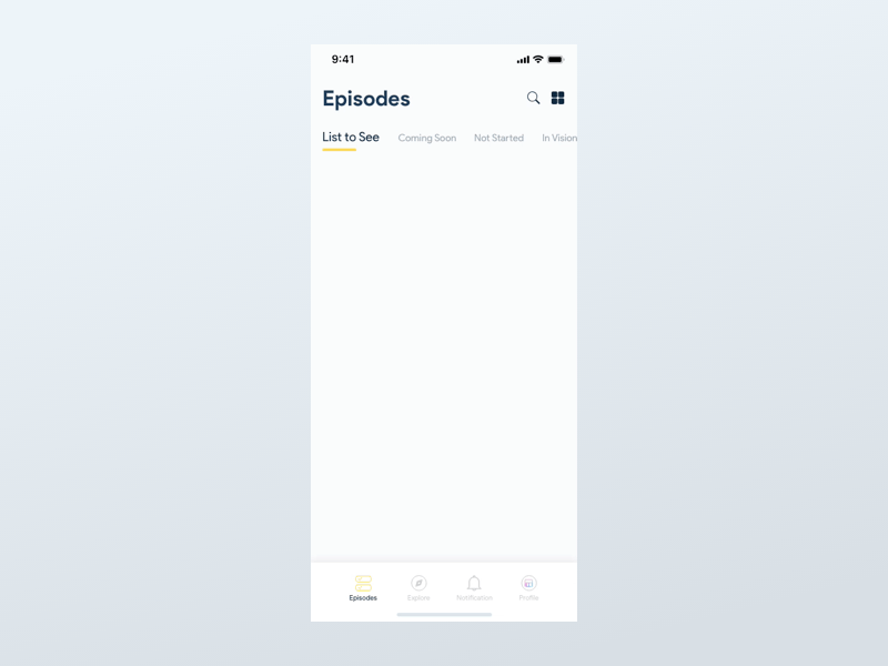 TVTime UI Concept