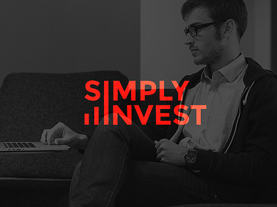 Simple Investmetn Logo black branding color cool fiannce investment logo modern simple smart