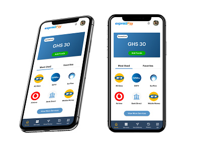 UI Redesign Of expressPay Mobile App banking design fintech ghana mobile app ui ux