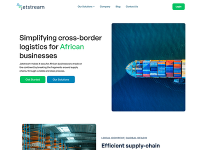 Jetstream Africa Landing Page