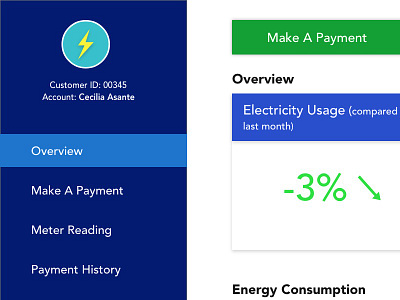 Electricity Dashboard app dashboard electricity portal