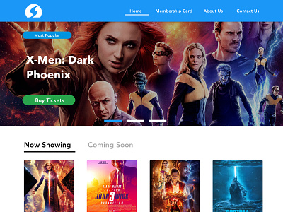 Silverbird Movie Website Redesign cinema redesign silverbird website