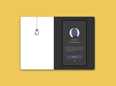 Bulb Switch | Dark Mode darkmode design dribbble invisionstudio ui