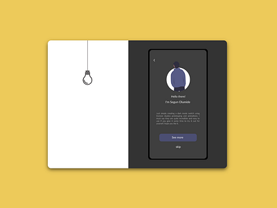 Bulb Switch | Dark Mode