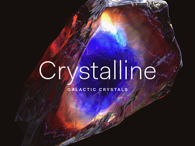 Crystalline: Galactic Crystals 3dgem abstract background bebula crystals energy geology healing jewel mineral moon stone organic precious stone quarts rock science shapes space stones