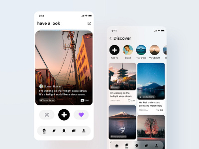 A travel picture app balck balck ui clean ui daily practice design icon icon design icon discover icon home icon mine icons logo picture travel travel app ui