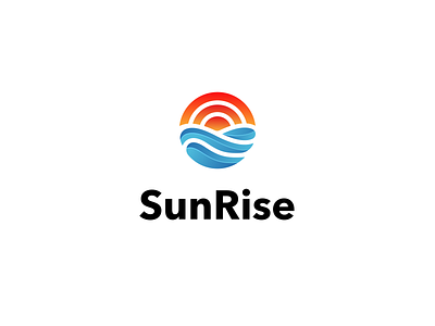 SunRise Logo blue logo fire logo gradient logo logo red logo sea logo sun logo ui water logo