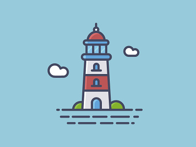 lighthouse. illustration lighthouse