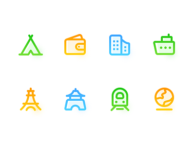 Gradual linear travel icon practice daily practice gradual icon icon linear icons ota travel icon