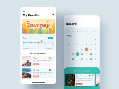 2B Travel App Design 2b app 2b travel app calendar ui daily practice to b travel app ui