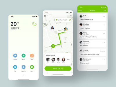 Green Ui Designs Themes Templates And Downloadable Graphic