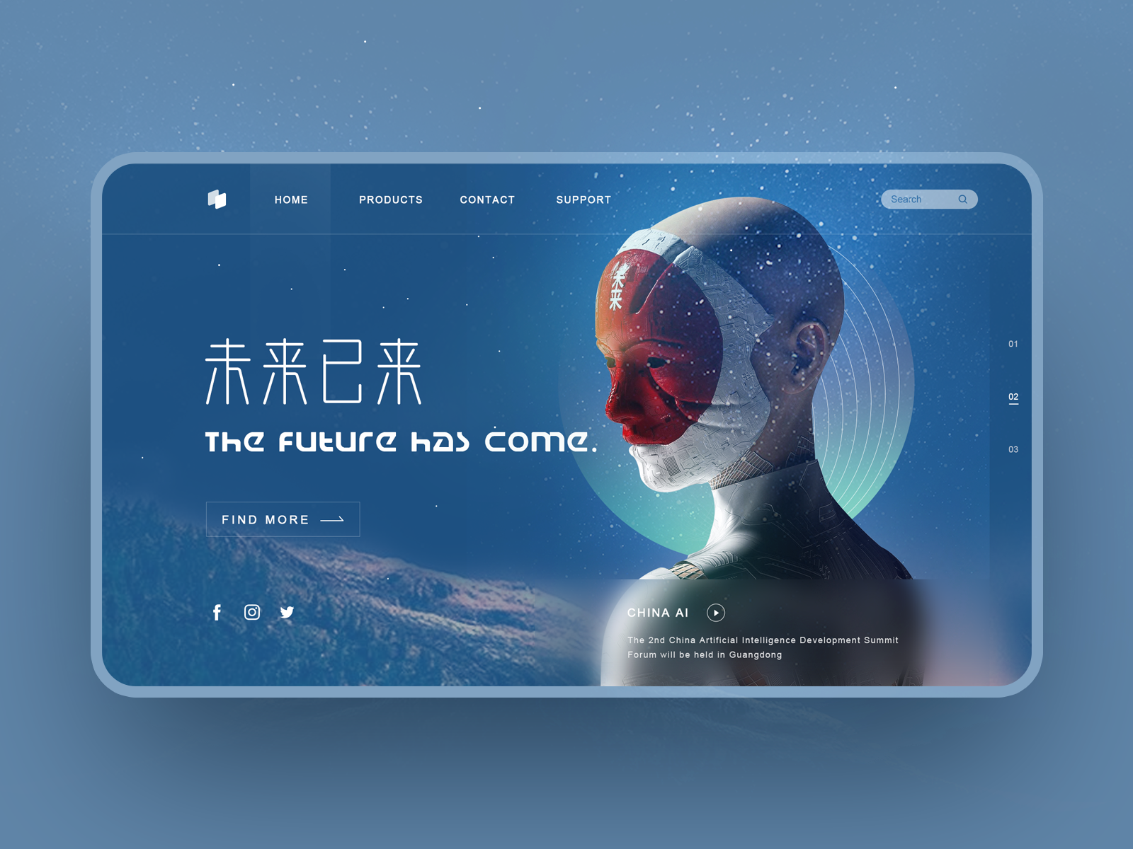 AI Web Design by DAO UI Design Studio on Dribbble