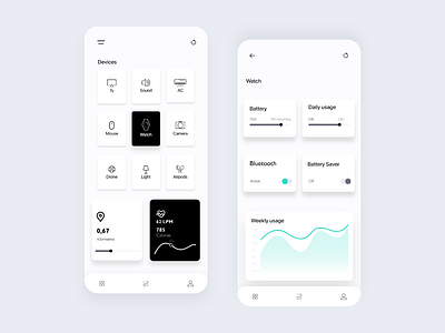 Smart Device Control UI