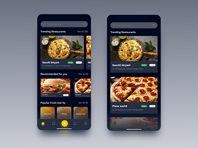 Food Ordering app app app concept app design clean delivery design food food ordering app restaurant ui uiux ux web