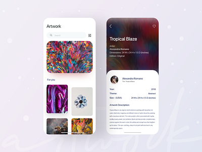 Artwork. app app design art clean design painting trending trendy ui uiux ux