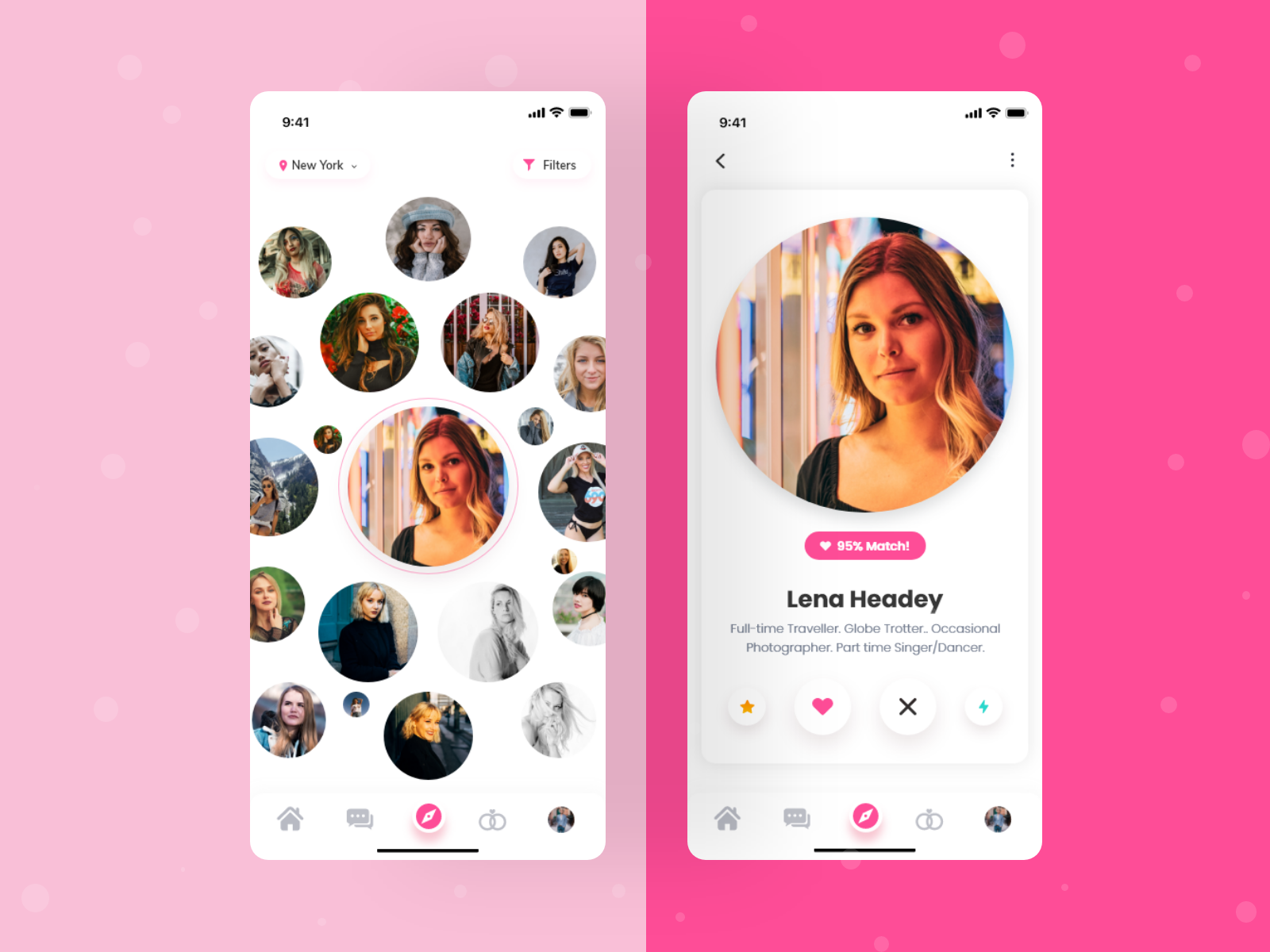 Dating App by SUHIN on Dribbble