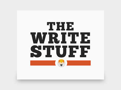 The Write Stuff Logo adobe illustrator branding illustration logo vector