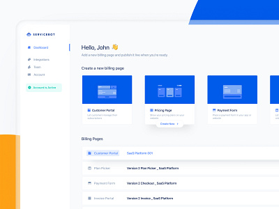 No-code Billing Pages | Dashboard Design