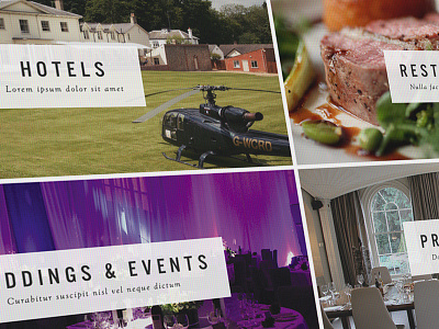 Milsom Hotels & Restaurants - Website Screenshot