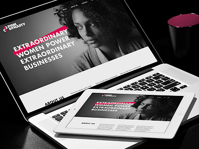 Pink Dynasty - Web design concept concept design web webdesign