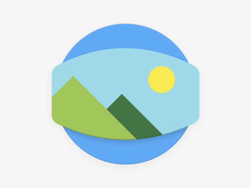 Photo Sphere Camera animated icon version 2 after effects material design mograph motion graphic photosphere