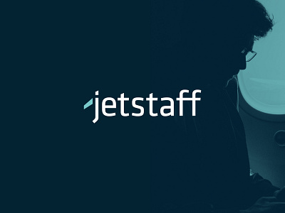 Jetstaff brand jet logo logotype logotype design