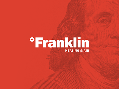Franklin brand branding design fayetteville franklin franklin gothic hvac logo logotype red