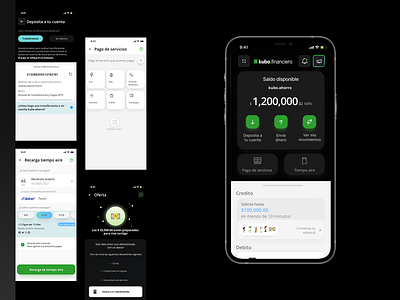 Fintech dashboard concept