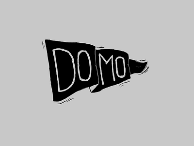 Domo Logo brand branding design flag illustration logo minimal