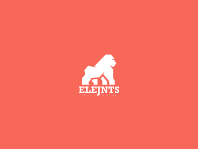 ELEJNTS branding design gorilla illustrator logo logo design vector