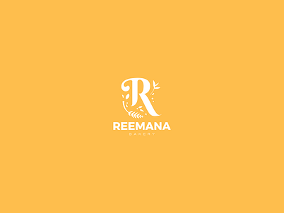 REEMANA bakery branding design illustrator logo logo design r letter