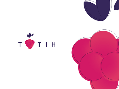 TOTIH berries berry branding design illustrator logo logo design