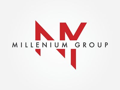 Logo Millenium Group Ny branding branding design logo logo design millenium new york
