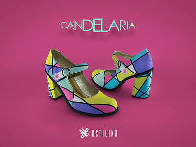 Estilika - Candelaria branding branding concept design design art fashion fashion design fashion shoes logo design shoes