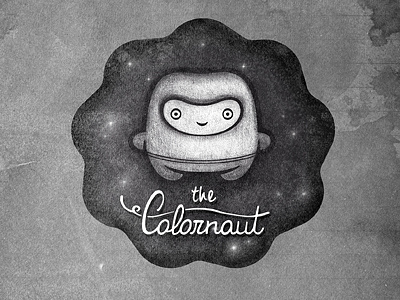 New Logo The Colornaut 2013 astronaut badge branding design illustration logo space