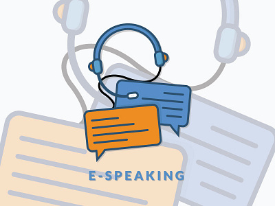 E-Speaking Icon communication e speaking icon online